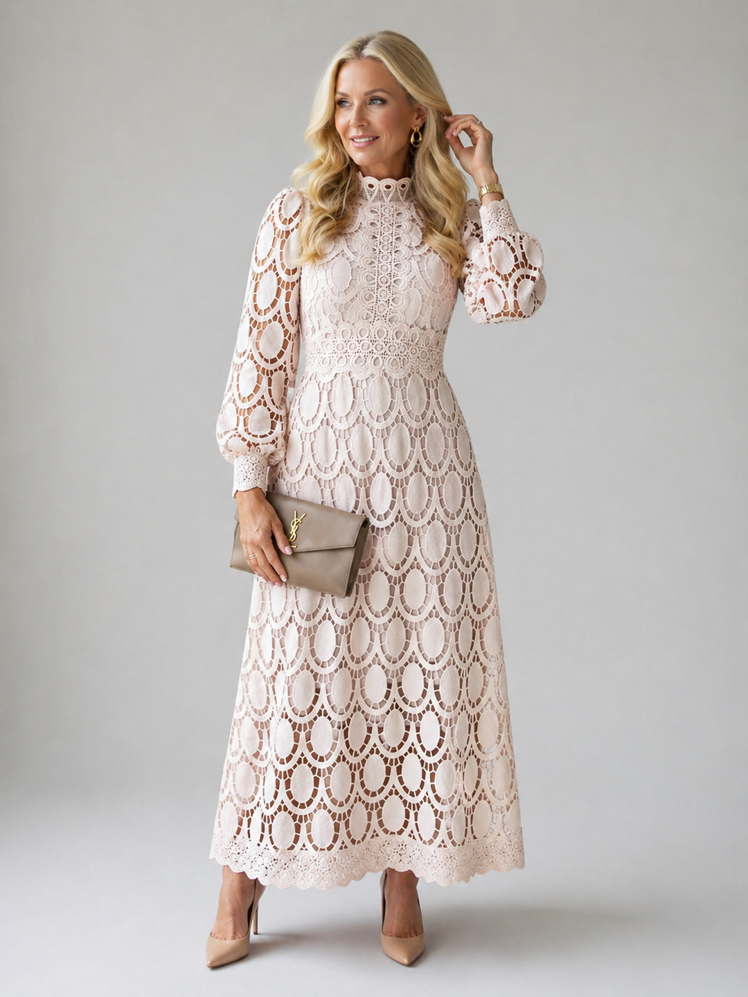 Grace & Parker™ | Lace Midi Dress