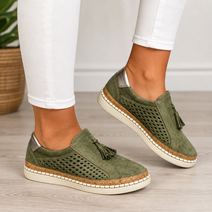 Christine | Perforated Comfort Moccasins