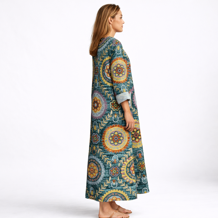 CLEMENTINE | Bohemian Maxi Dress