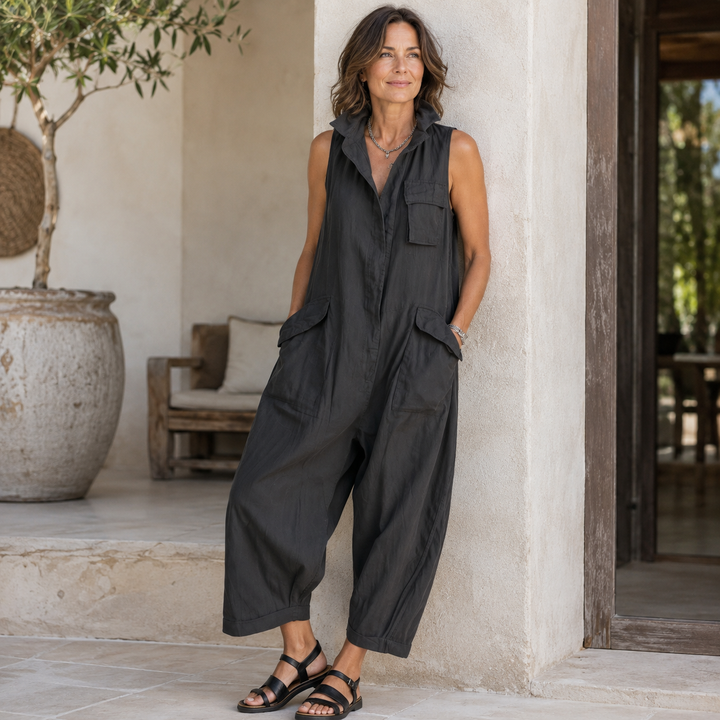 Geraldine | Oversize Sleeveless Jumpsuit