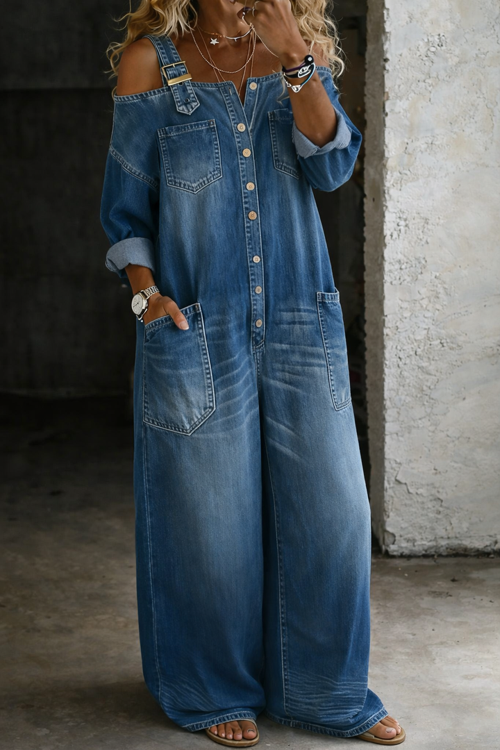 Sophia | Off Shoulder Jumpsuit
