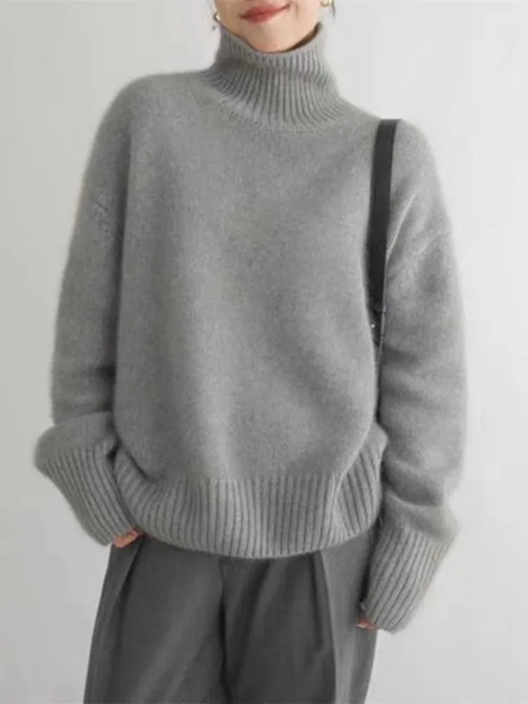 Anna | Luxurious Cashmere Turtleneck Sweater