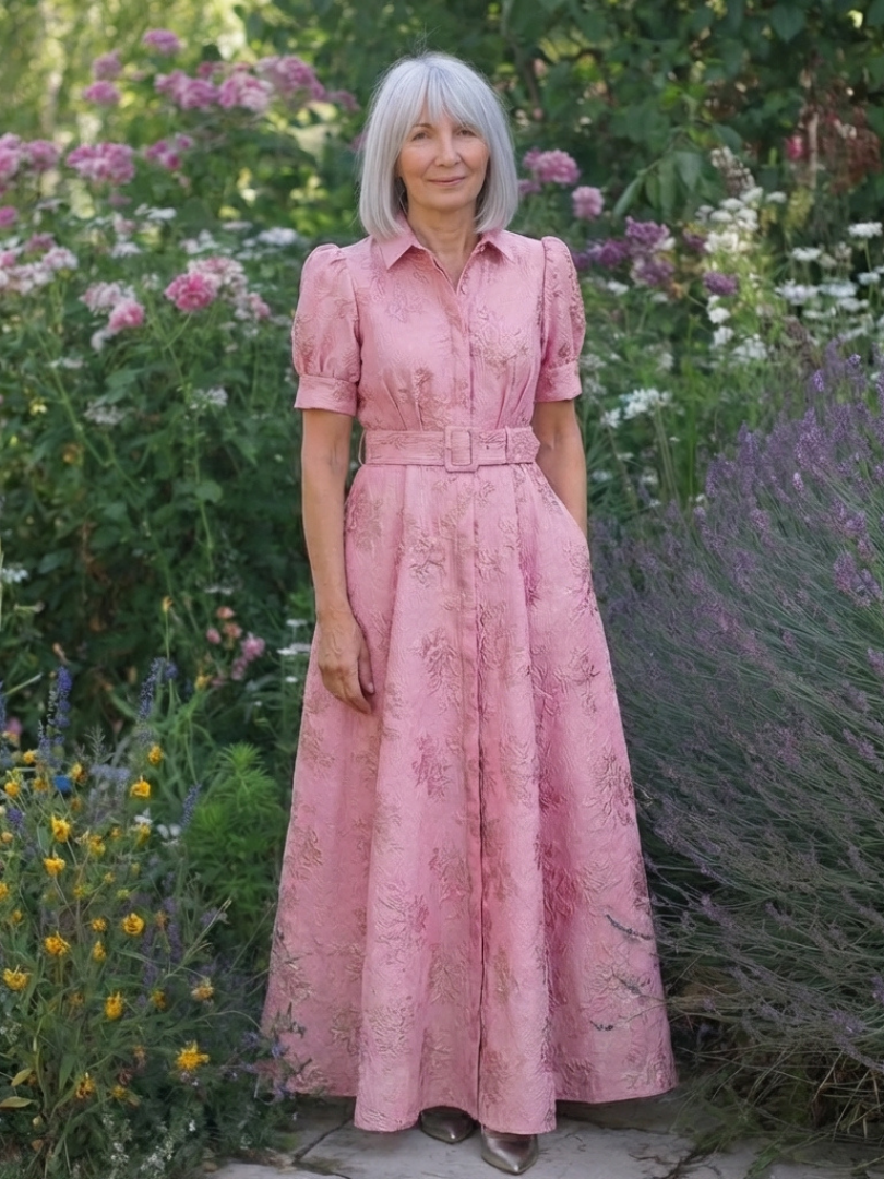Grace & Parker™ | Belted Floral Maxi Dress