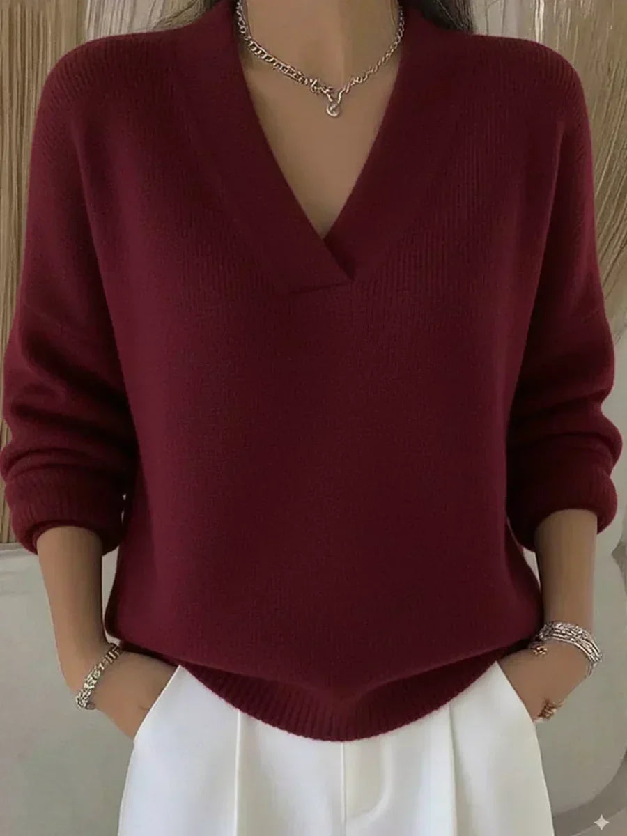 Violeta | Loose V-Neck Sweater