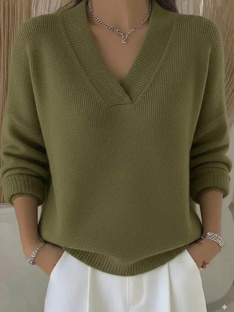 Violeta | Loose V-Neck Sweater
