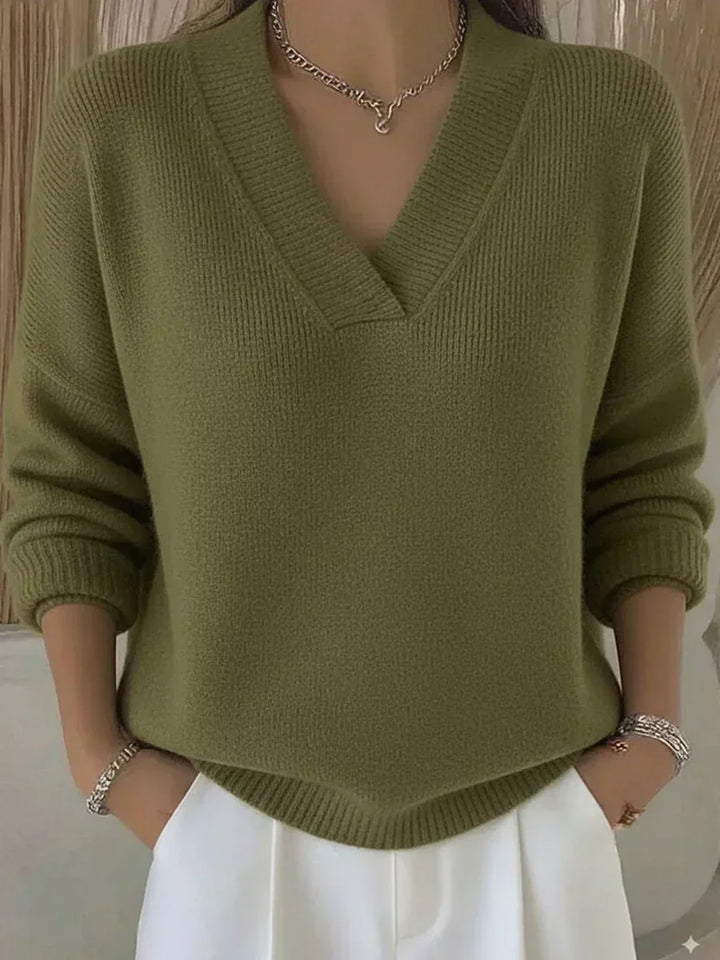Violeta | Loose V-Neck Sweater