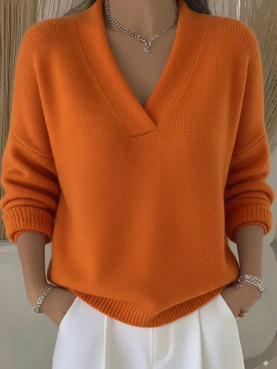 Violeta | Loose V-Neck Sweater