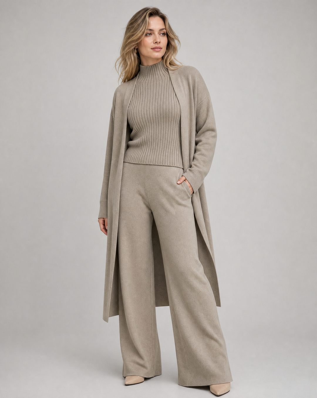 Elegant Three-Piece Coordinated Set