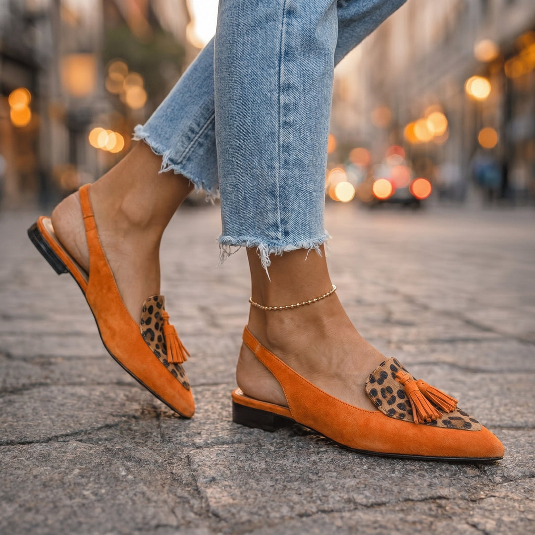 Eliza | Tasseled Pointed Loafers