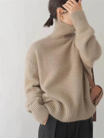 Anna | Luxurious Cashmere Turtleneck Sweater