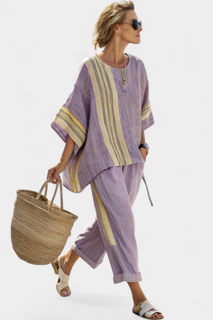 Jamie | Elegant Striped Set.