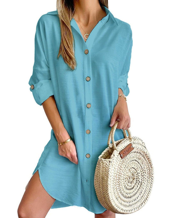 Beatrice | Chic Button Dress