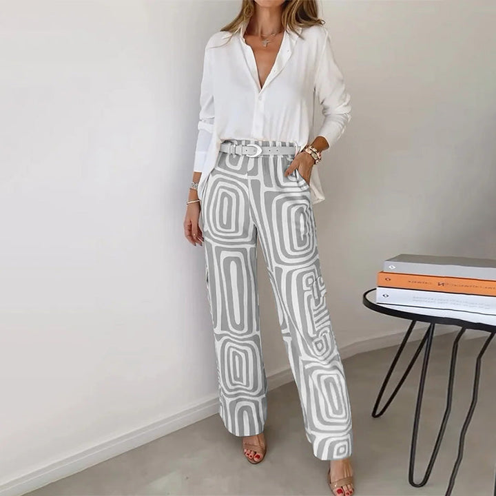 Diana - Two-Piece Top and Trouser Coordinated Set