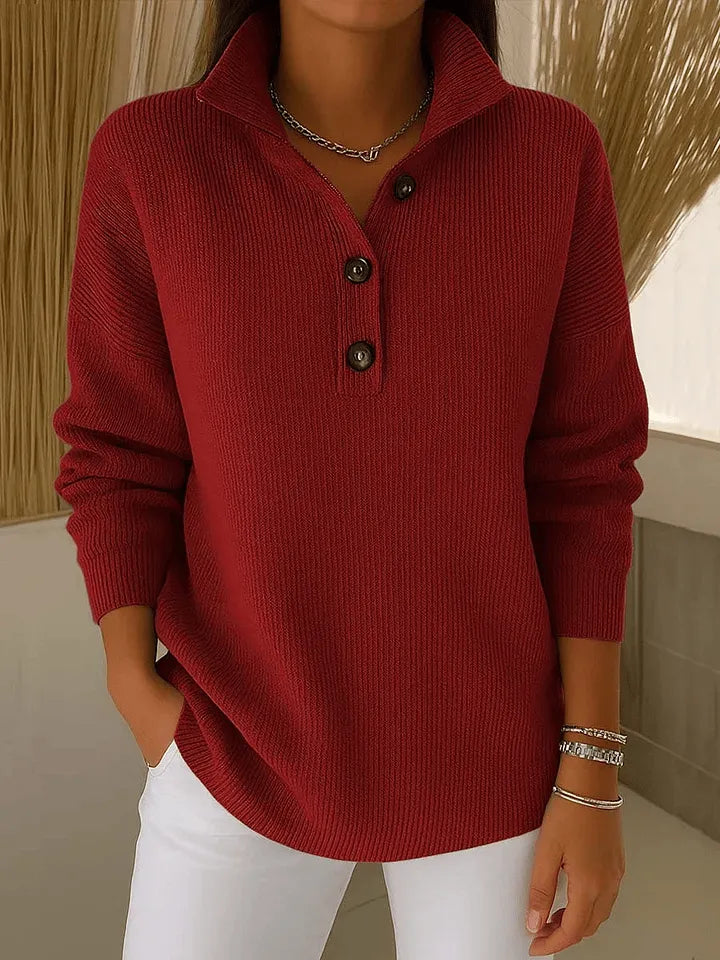 Amparo | Polo Jersey with V-Neckline