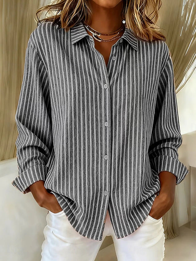 Jimena | Striped Shirt with Buttons