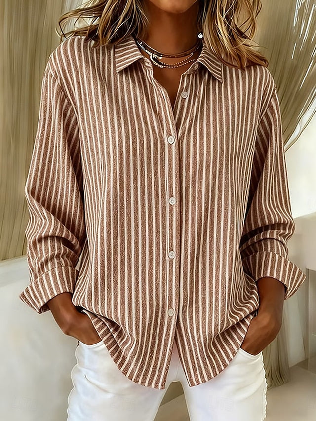 Jimena | Striped Shirt with Buttons