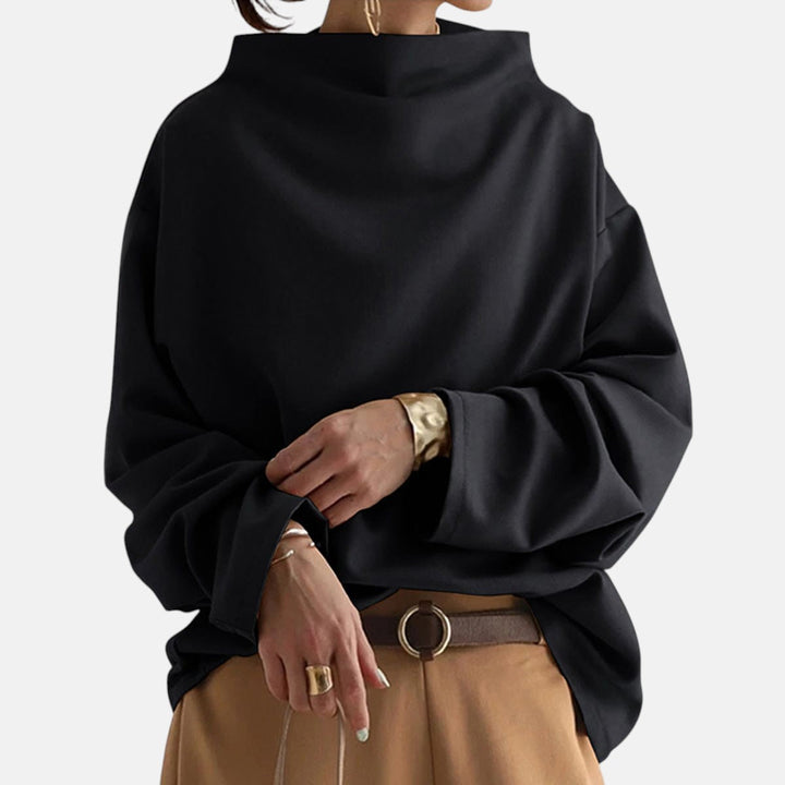 Gabriella™ | Chic Pullover with High Collar