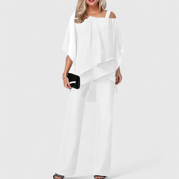 Jamie | Elegant Two-Piece Pant Set.