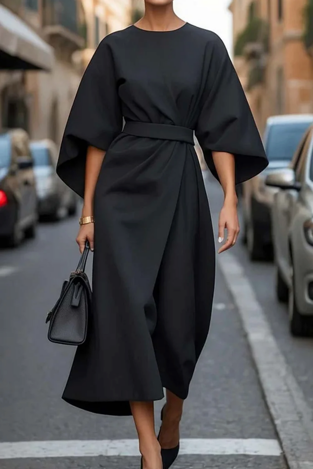 Sonia | Elegant Dress with Lantern Sleeves
