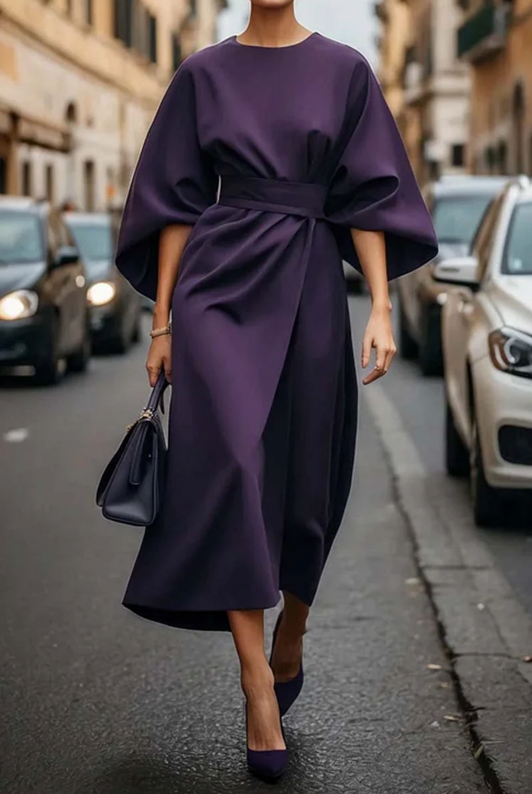 Sonia | Elegant Dress with Lantern Sleeves