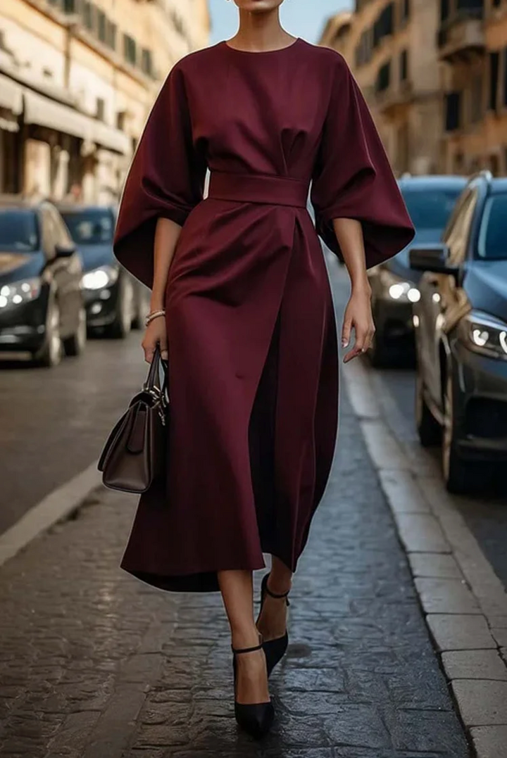 Sonia | Elegant Dress with Lantern Sleeves