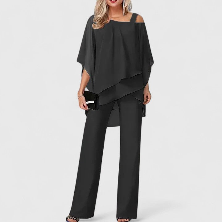 Jamie | Elegant Two-Piece Pant Set.