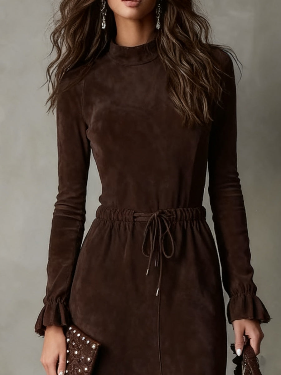 Isla | Premium Midi Dress with Tie Waist