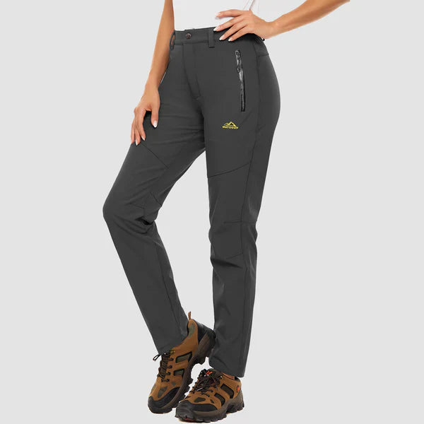 Alice | Women's Waterproof Fleece Lined Trouser with Zip Pockets and Windproof Protection