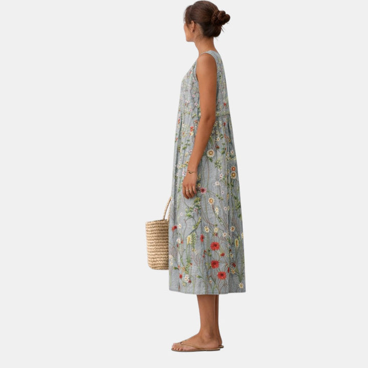 HAZEL | Sleeveless Maxi Dress