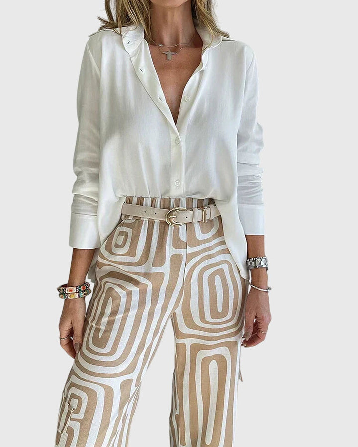 Jamie | Stylish Pants + Free Blouse & Belt