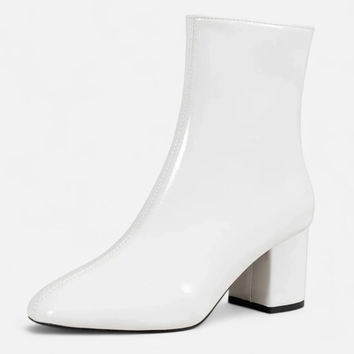 Beatrice | Women's Leather Block Heel Ankle Boots