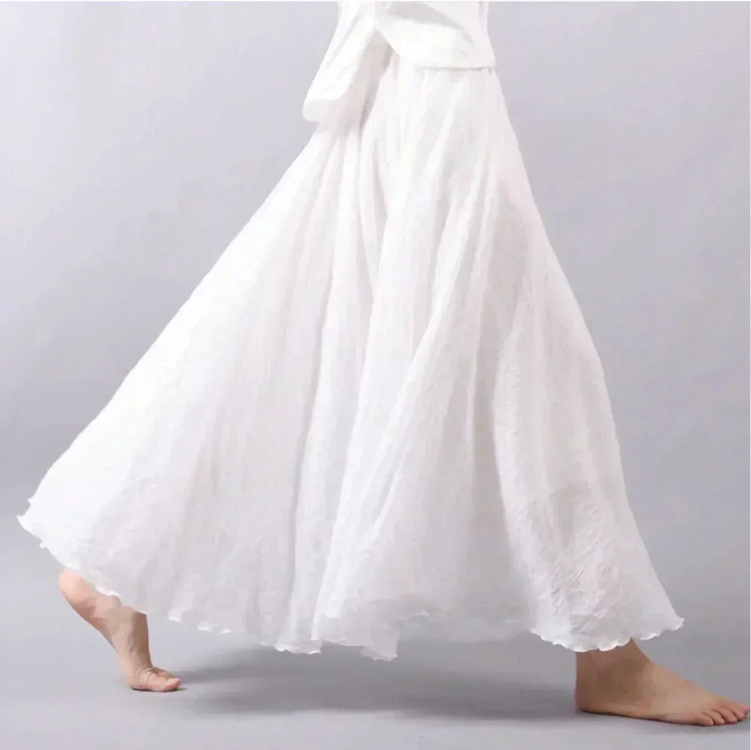 Carol | Women's Boho Skirt with Textured Crinkle