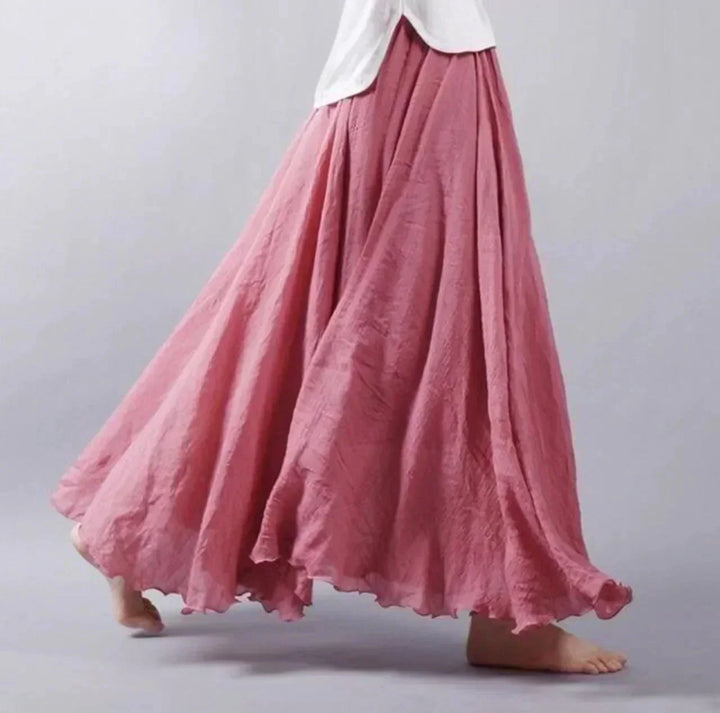 Carol | Women's Boho Skirt with Textured Crinkle