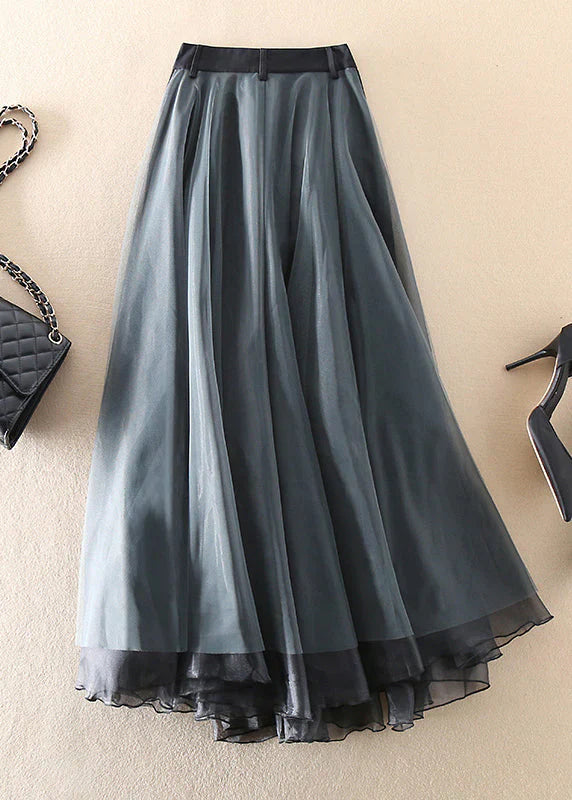 Caroline | Women's Mesh Skirt with Buckled Waistband