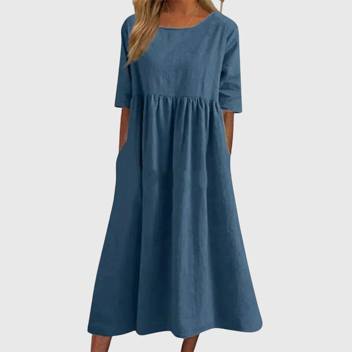 Jamie | Elegant Short-Sleeved Dress