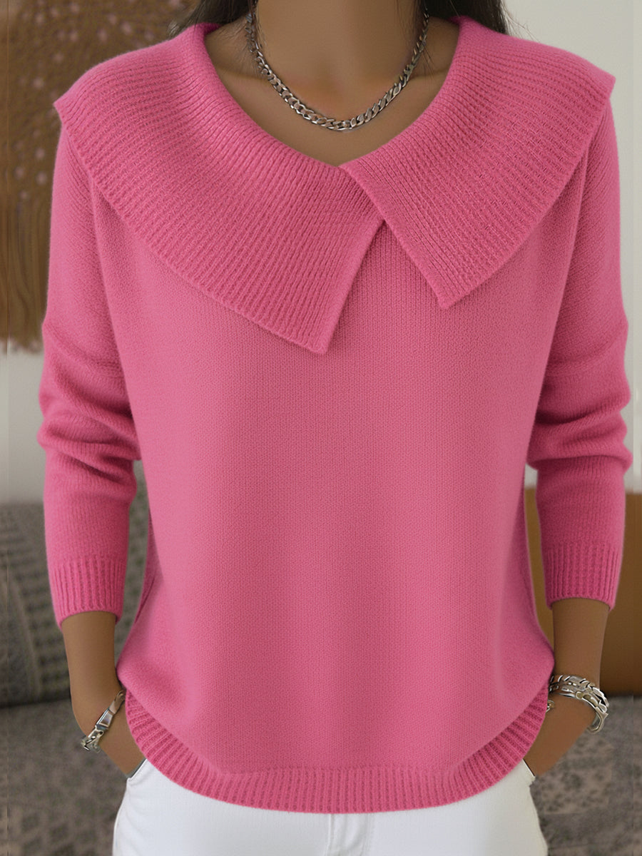 Soledad | Pullover with Peter Pan Collar