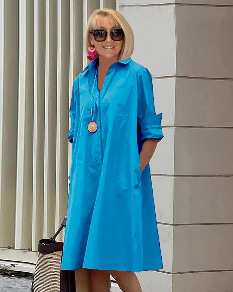AMY – MODERN CHIC SHIRT DRESS