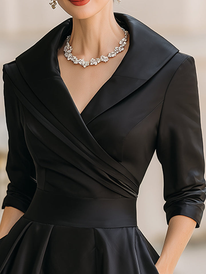 AliceLeon™ | Satin Midi Dress