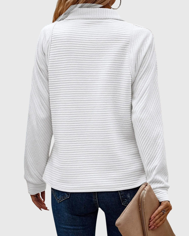 Abigail™ | Elegant Pullover with Zipper