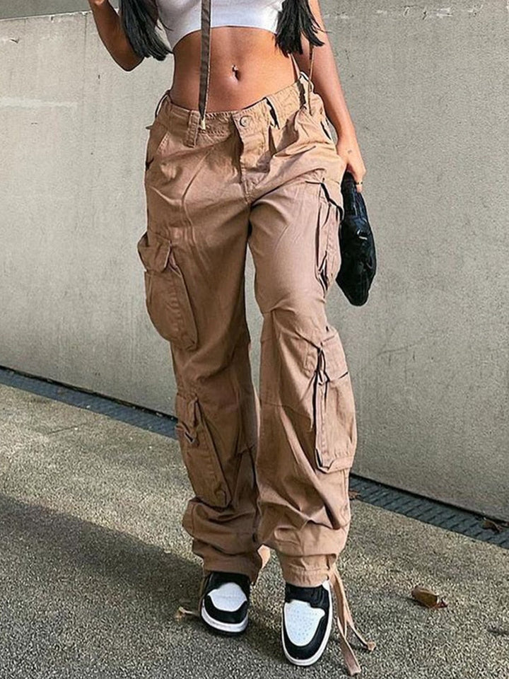 Danielle | Women's Wide Leg Cargo Trouser with Utility Pockets