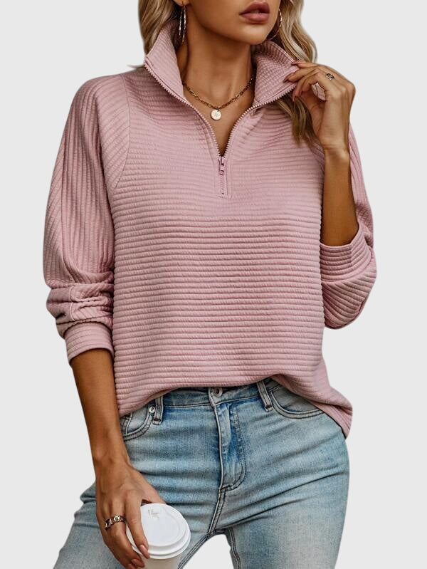 Abigail™ | Elegant Pullover with Zipper
