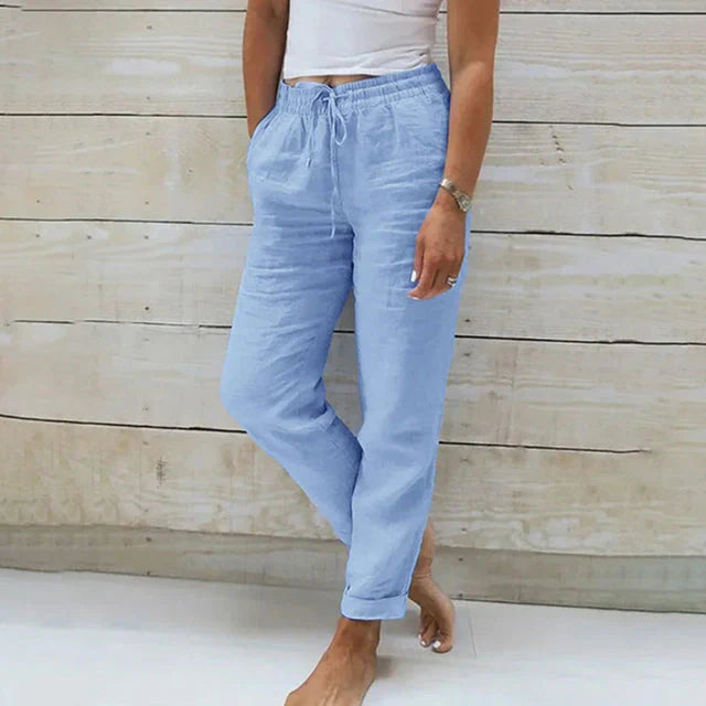 Eloise | Women's Drawstring Trouser with Side Pockets