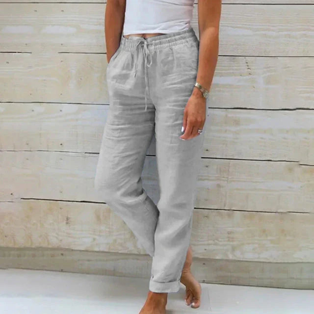 Eloise | Women's Drawstring Trouser with Side Pockets