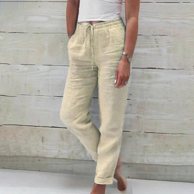 Eloise | Women's Drawstring Trouser with Side Pockets