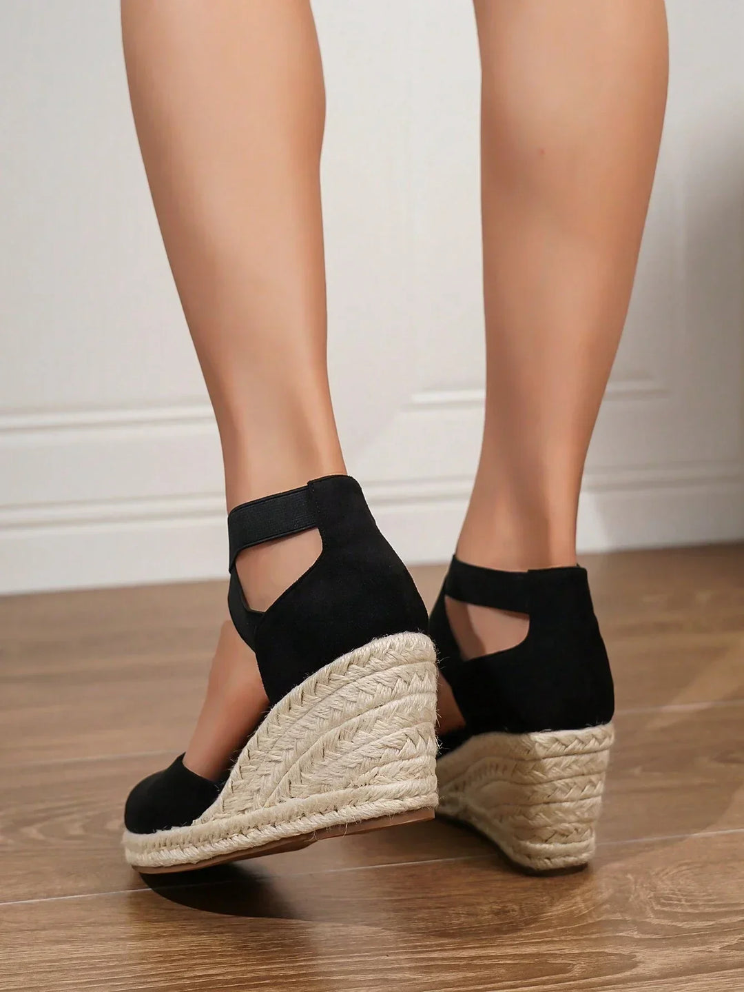 Eloise | Women's Espadrille Wedge Heels with Ankle Strap