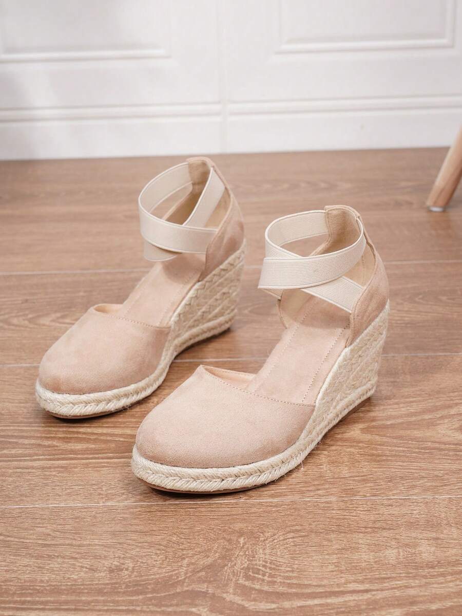 Eloise | Women's Espadrille Wedge Heels with Ankle Strap