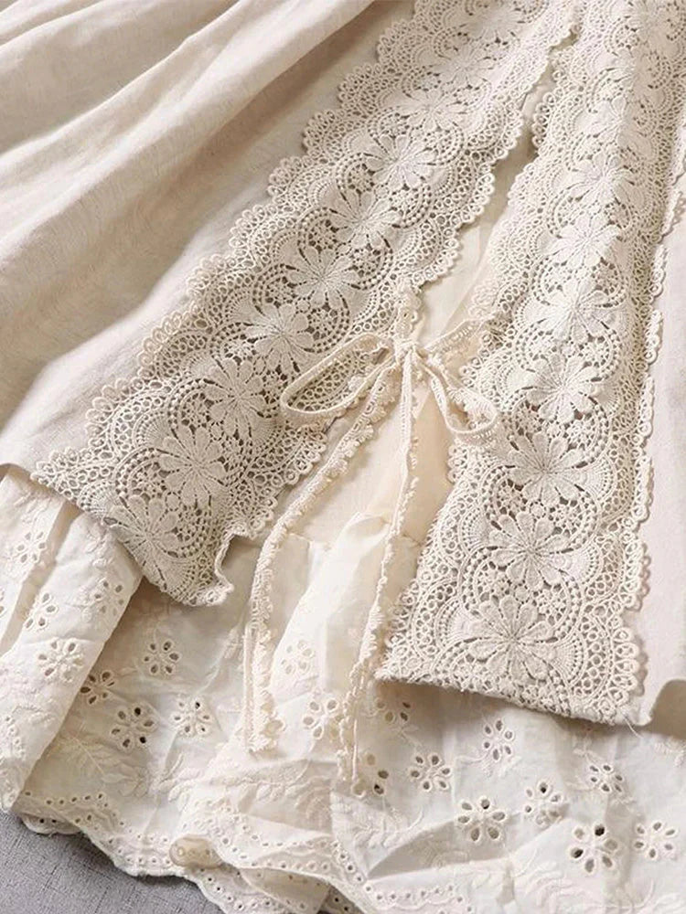 Eva | Women's Tiered Lace Skirt