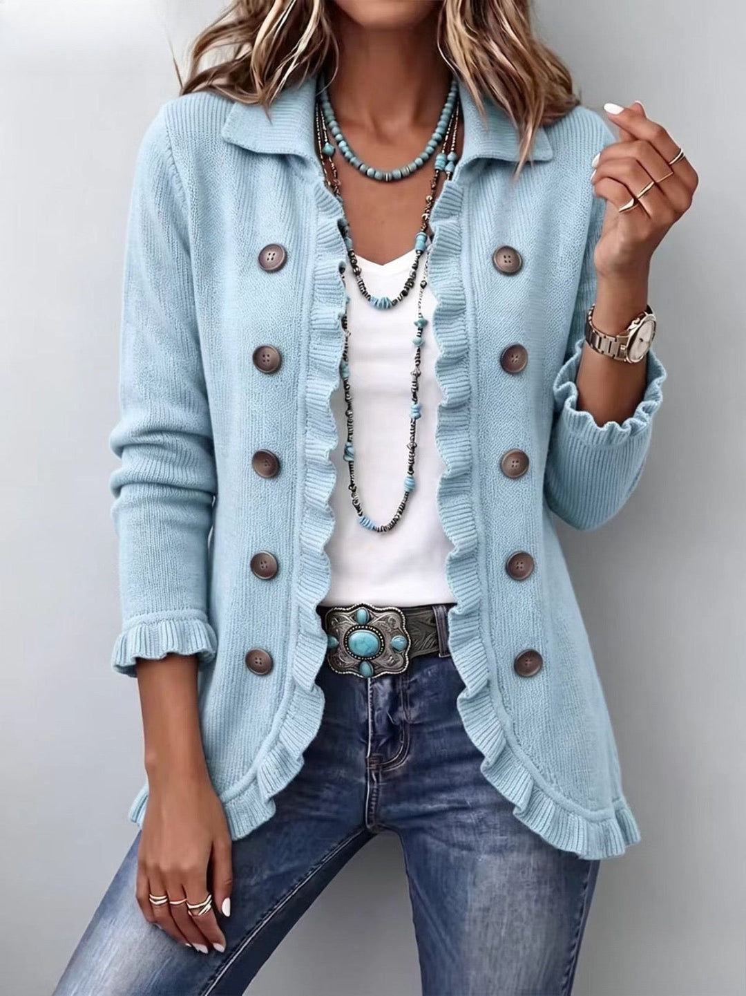 Cecilia | Jacket with Ruffles