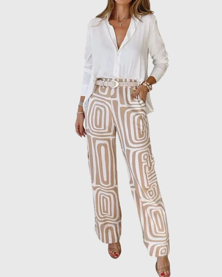 Jamie | Stylish Pants + Free Blouse & Belt