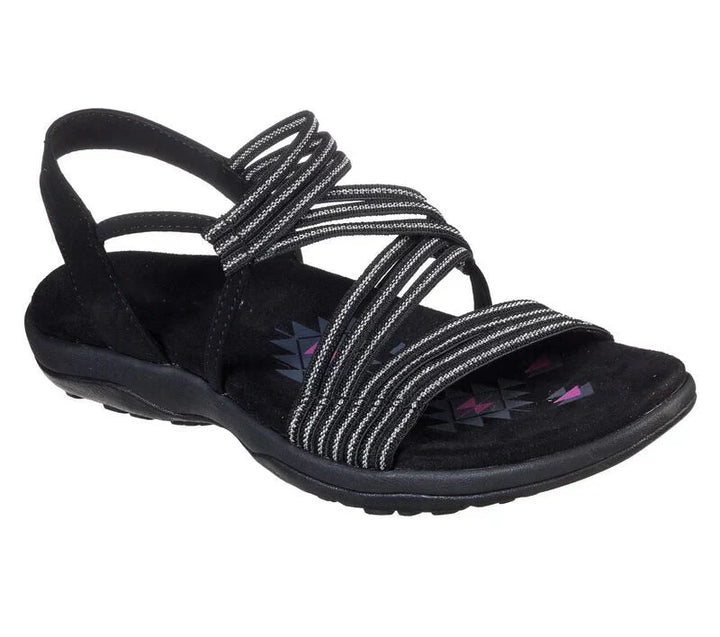 Florence | Women's Elastic Strap Walking Sandals with Slingback and Cushioned Sole
